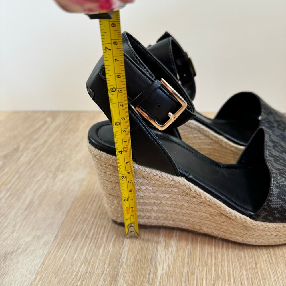 DKNY Calima Ankle Strap Espadrille Wedges - Size 9.5 - Picture 5 of 6